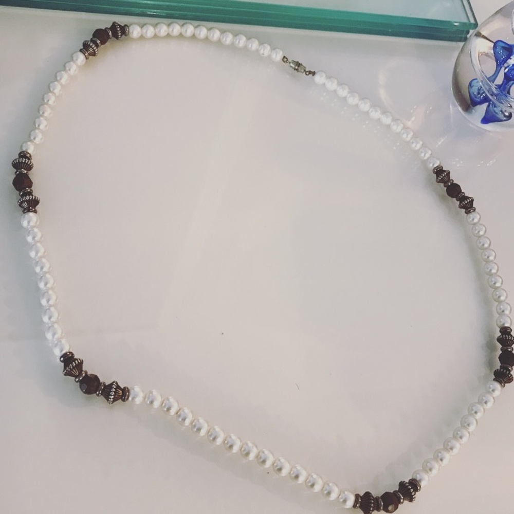 Aztec Pearl Necklace
